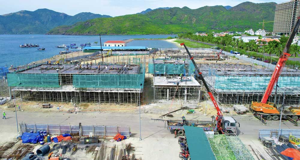 tiến độ xây dựng vinpearl phú quý